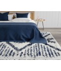 Mason Brooks Indigo Shag RA33354 White Area Rug 5 ft. x 7 ft. Rectangle