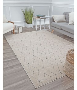 CosmoLiving By Cosmopolitan Chanai RA29154 Tan Area Rug 5 ft. x 7 ft. 6 in. Rectangle