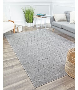 Cadence Chanai CN10B Basalt Geometric Contemporary Gray Area Rug, 5 ft. X 7 ft. 6 in.