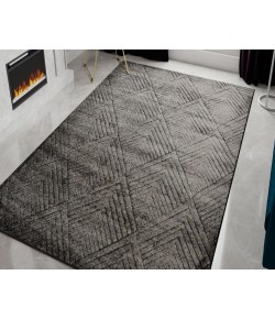 Cadence Chanai CN30D Carbon Copy Geometric Contemporary Area Rug, 8 ft. X 10 ft.