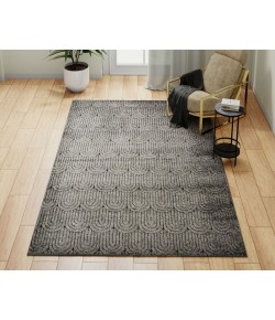 Cadence Chanai CN40E Welded Iron Geometric Contemporary Area Rug, 2 ft. 0 in. X 8 ft. 0 in.