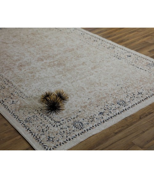 Rugs America Castle RA26369 Cream Area Rug 2 ft. 3 in. x 8 ft. Runner