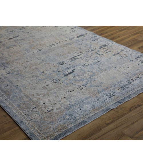 Rugs America Castle RA26375 Blue Area Rug 8 ft. x 10 ft. Rectangle