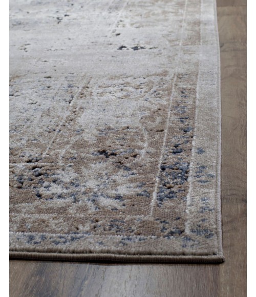 Rugs America Castle RA26381 Tan Area Rug 2 ft. 3 in. x 8 ft. Runner