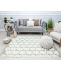 Rugs America Cream RA32363 White Area Rug 2 ft. x 3 ft. Rectangle