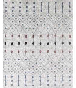 Mason Brooks Cressida CA75A La Paloma Gray Moroccan Tribal Ivory Area Rug, 2 ft. 6 in. X 4 ft.