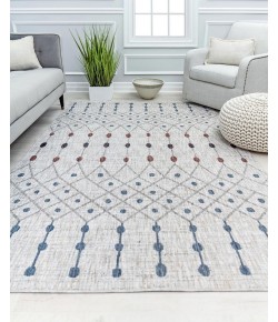 Mason Brooks Cressida CA75A La Paloma Gray Moroccan Tribal Ivory Area Rug, 2 ft. 6 in. X 4 ft.