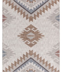 Mason Brooks Cressida CA80A Tapestry Beige Moroccan Tribal Ivory Area Rug, 5 ft. 3 in. X 7 ft. 0 in.
