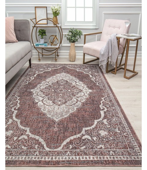 Mason Brooks Cressida RA31615 Rust Area Rug 5 ft. 3 in. x 7 ft. Rectangle