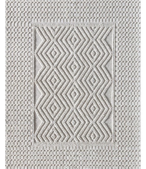 Rugs America Bohemian RA32020 Cream Rugs America Bohemian RA32020 Cream Area Rug 5 ft. x 7 ft. Rectangle