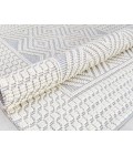 Rugs America Bohemian RA32022 White Area Rug 5 ft. x 7 ft. Rectangle