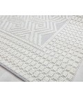Rugs America Bohemian RA32022 White Area Rug 5 ft. x 7 ft. Rectangle