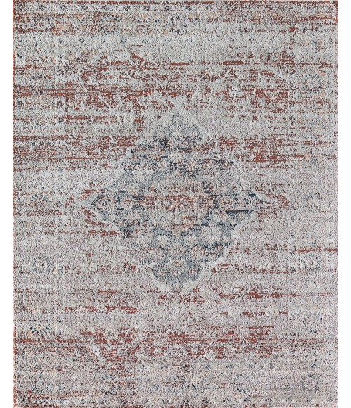 Rugs America Cora RA31103 Rust Area Rug 5 ft. 3 in. x 7 ft. Rectangle