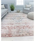 Rugs America Cora RA31103 Rust Area Rug 5 ft. 3 in. x 7 ft. Rectangle