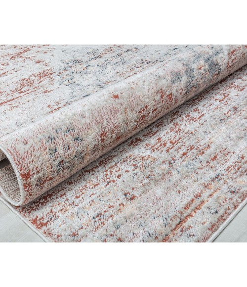 Rugs America Cora RA31103 Rust Area Rug 5 ft. 3 in. x 7 ft. Rectangle