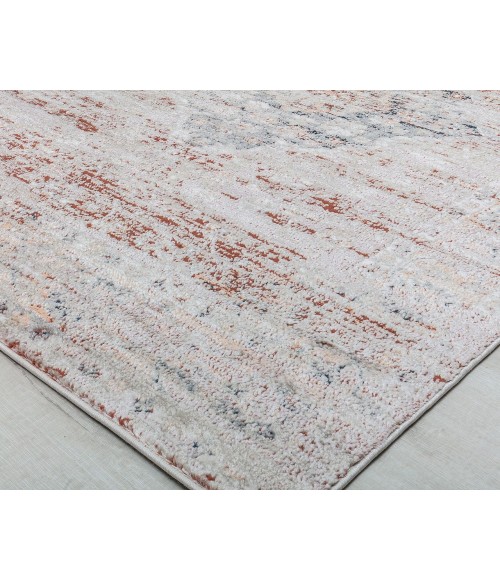 Rugs America Cora RA31103 Rust Area Rug 5 ft. 3 in. x 7 ft. Rectangle