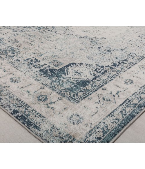 Rugs America Cora RA31111 Navy Rugs America Cora RA31111 Navy Area Rug 5 ft. 3 in. x 7 ft. Rectangle