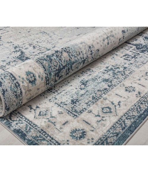 Rugs America Cora RA31111 Navy Rugs America Cora RA31111 Navy Area Rug 5 ft. 3 in. x 7 ft. Rectangle