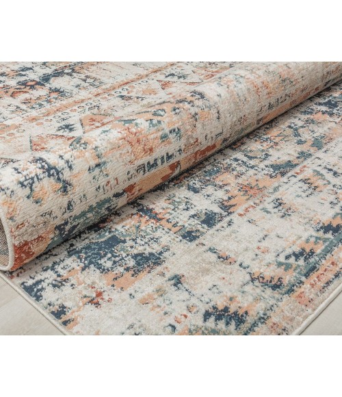 Rugs America Cora RA31115 Rust Area Rug 5 ft. 3 in. x 7 ft. Rectangle