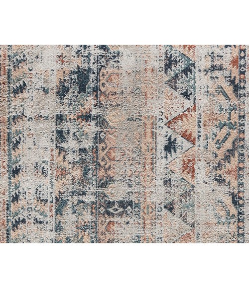 Rugs America Cora RA31115 Rust Area Rug 5 ft. 3 in. x 7 ft. Rectangle