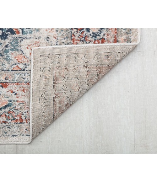Rugs America Cora RA31123 Ivory Area Rug 5 ft. 3 in. x 7 ft. Rectangle