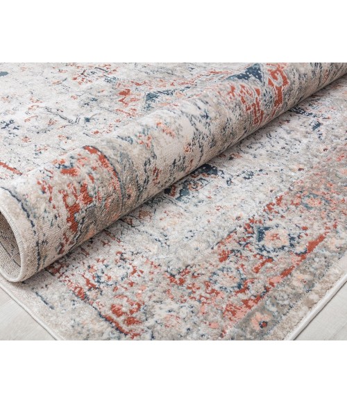 Rugs America Cora RA31123 Ivory Area Rug 5 ft. 3 in. x 7 ft. Rectangle
