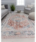 Rugs America Cora RA31131 Rust Area Rug 5 ft. 3 in. x 7 ft. Rectangle