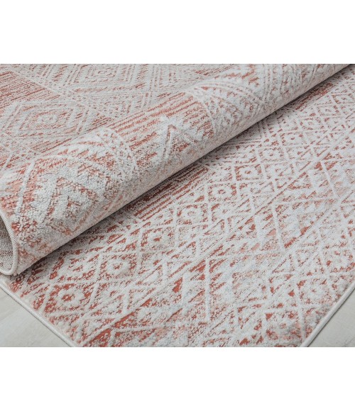 Rugs America Cora RA31138 Rust Area Rug 2 ft. 6 in. x 8 ft. Runner