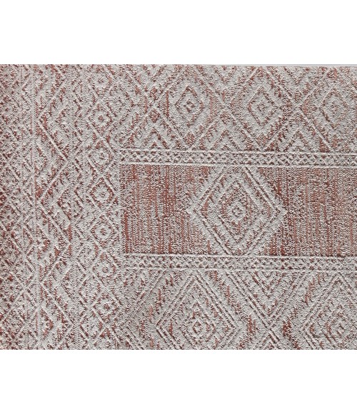 Rugs America Cora RA31138 Rust Area Rug 2 ft. 6 in. x 8 ft. Runner