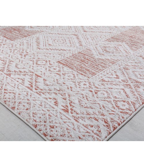 Rugs America Cora RA31138 Rust Area Rug 2 ft. 6 in. x 8 ft. Runner