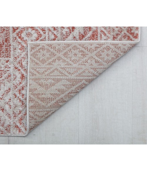 Rugs America Cora RA31138 Rust Area Rug 2 ft. 6 in. x 8 ft. Runner