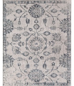 Rugs America Cora CL50B Admiral Blue Transitional Vintage Ivory Area Rug, 8 ft. 0 in. X 10 ft. 0 in.