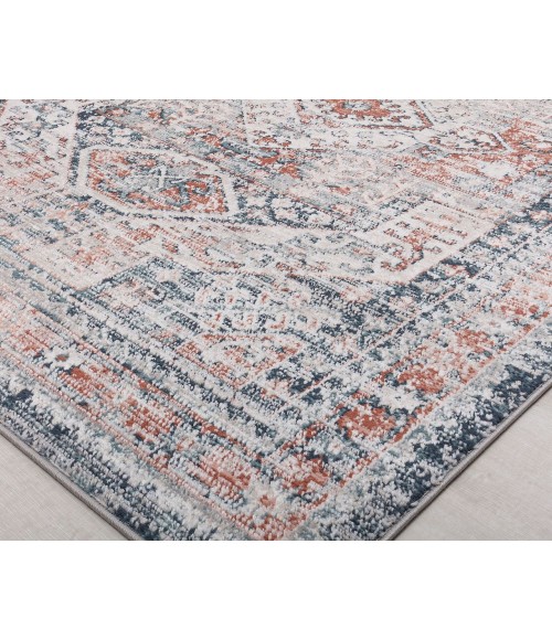 Rugs America Cora RA31088 Rust Area Rug 8 ft. x 10 ft. Rectangle