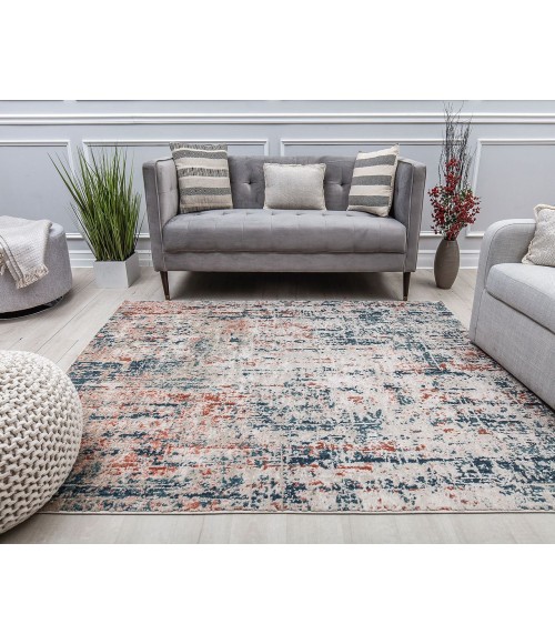 Rugs America Cora RA31089 Rust Area Rug 2 ft. 6 in. x 4 ft. Rectangle