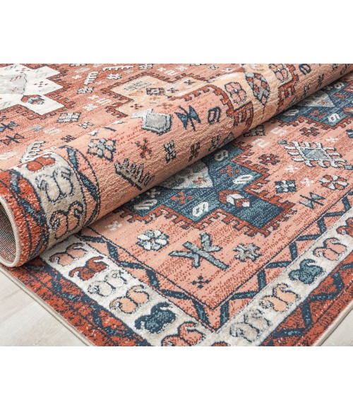 Rugs America Cora RA31157 Rust Area Rug 2 ft. 6 in. x 4 ft. Rectangle
