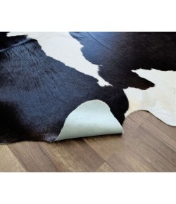 Rugs America Nash HC12 Whitish Black Spots 12 Animal Contemporary Black Area Rug, 6 ft. X 8 ft.