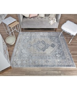 Rugs America Emali EA10A Greywash Vintage Farmhouse Gray Area Rug, 8 ft. X 10 ft.