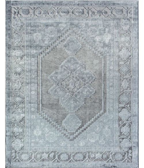 Rugs America Emali RA29053 Gray Rugs America Emali RA29053 Gray Area Rug 8 ft. x 10 ft. Rectangle