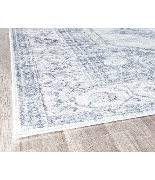 Rugs America Emali RA29053 Gray Rugs America Emali RA29053 Gray Area Rug 8 ft. x 10 ft. Rectangle