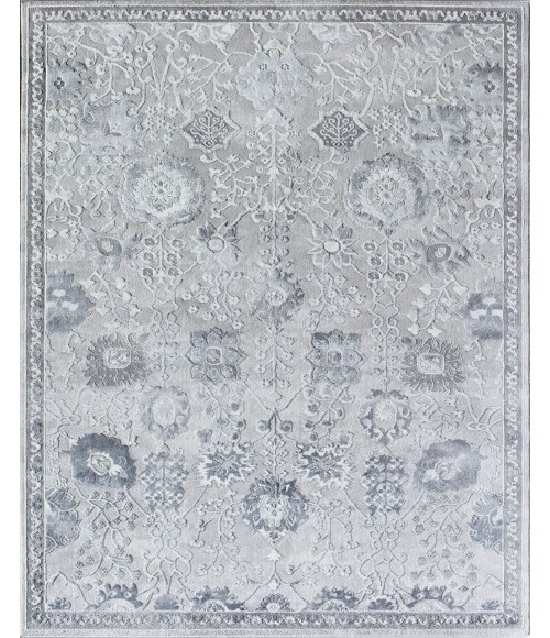 Rugs America Emali RA29057 Gray Rugs America Emali RA29057 Gray Area Rug 8 ft. x 10 ft. Rectangle