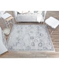 Rugs America Emali RA29057 Gray Rugs America Emali RA29057 Gray Area Rug 8 ft. x 10 ft. Rectangle