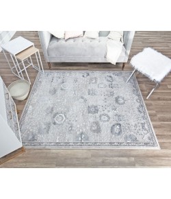 Rugs America Emali EA20A Ash Vintage Farmhouse Gray Area Rug, 8 ft. X 10 ft.