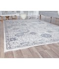 Rugs America Emali RA29057 Gray Rugs America Emali RA29057 Gray Area Rug 8 ft. x 10 ft. Rectangle