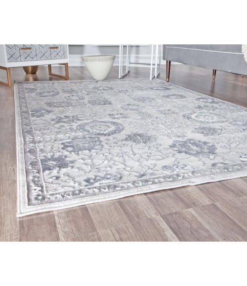 Rugs America Emali RA29057 Gray Rugs America Emali RA29057 Gray Area Rug 8 ft. x 10 ft. Rectangle