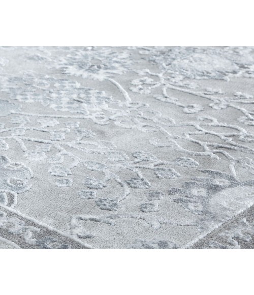 Rugs America Emali RA29057 Gray Rugs America Emali RA29057 Gray Area Rug 8 ft. x 10 ft. Rectangle