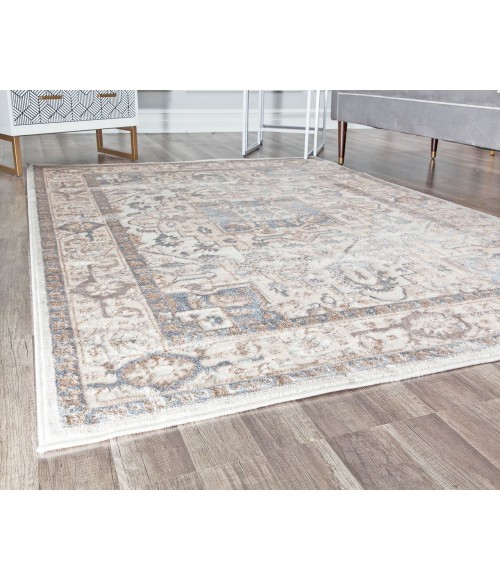 Rugs America Emali RA29062 Beige Area Rug 5 ft. x 7 ft. Rectangle