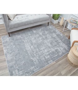 Rugs America Emali EA70A Denim Vintage Farmhouse Blue Area Rug, 8 ft. X 10 ft.