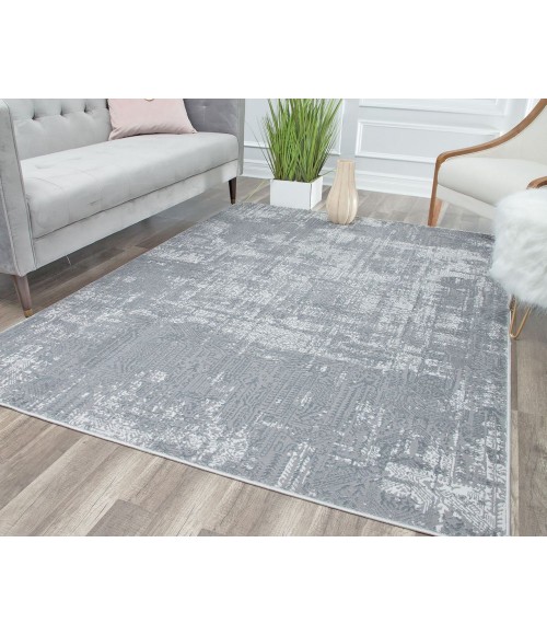 Rugs America Emali RA29075 Blue Rugs America Emali RA29075 Blue Area Rug 8 ft. x 10 ft. Rectangle