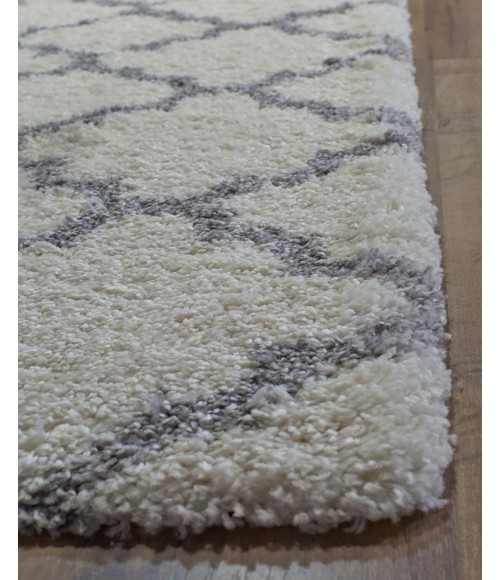 Rugs America Cloud Shag RA26324 Ivory Rugs America Cloud Shag RA26324 Ivory Area Rug 2 ft. x 4 ft. Rectangle