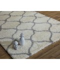 Rugs America Cloud Shag RA26356 Ivory Rugs America Cloud Shag RA26356 Ivory Area Rug 2 ft. x 4 ft. Rectangle